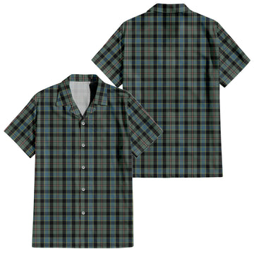 Ogilvie (Ogilvy) Hunting Tartan Short Sleeve Button Down Shirt