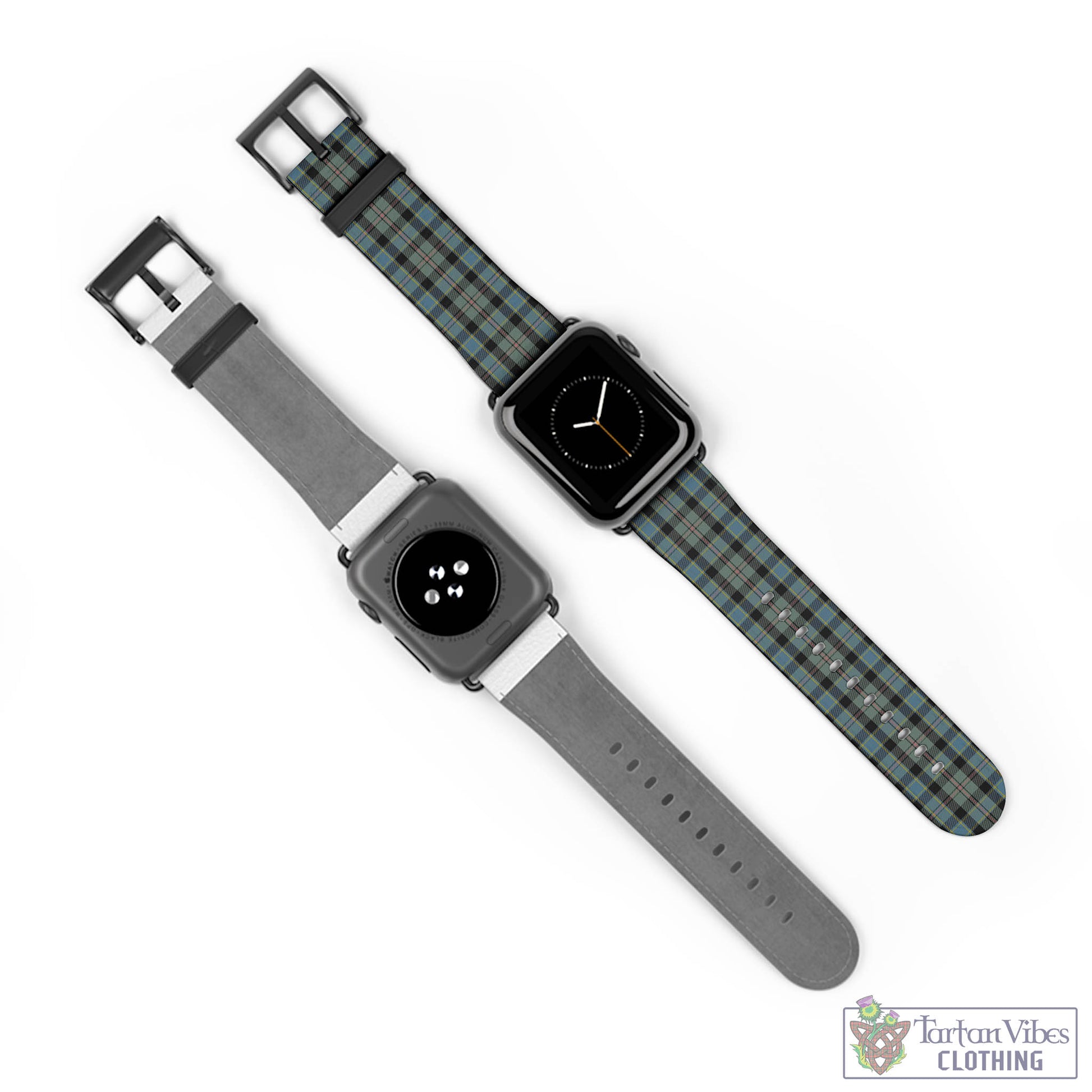 Tartan Vibes Clothing Ogilvie (Ogilvy) Hunting Tartan Watch Band