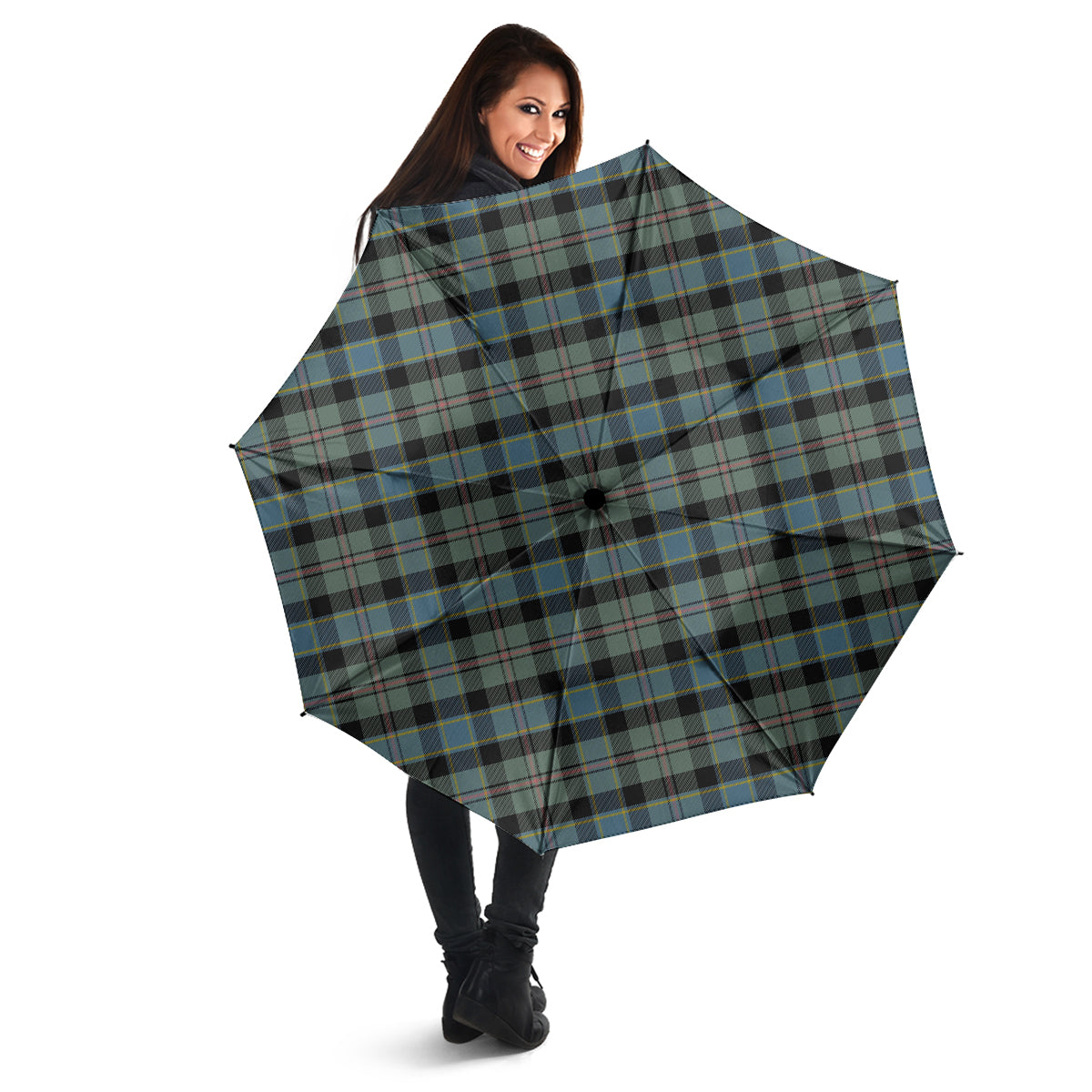 Ogilvie (Ogilvy) Hunting Tartan Umbrella - Tartanvibesclothing