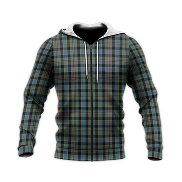 Ogilvie (Ogilvy) Hunting Tartan Knitted Hoodie