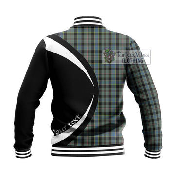 Ogilvie (Ogilvy) Hunting Tartan Baseball Jacket with Family Crest Circle Style