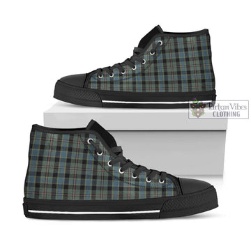 Ogilvie (Ogilvy) Hunting Tartan High Top Shoes