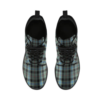 Ogilvie (Ogilvy) Hunting Tartan Leather Boots