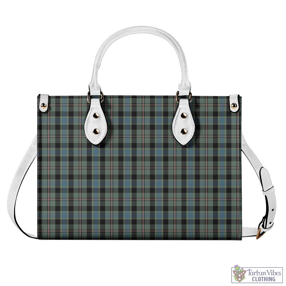 Tartan Vibes Clothing Ogilvie (Ogilvy) Hunting Tartan Luxury Leather Handbags