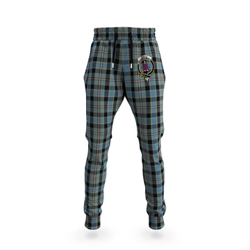 Ogilvie (Ogilvy) Hunting Tartan Joggers Pants with Family Crest