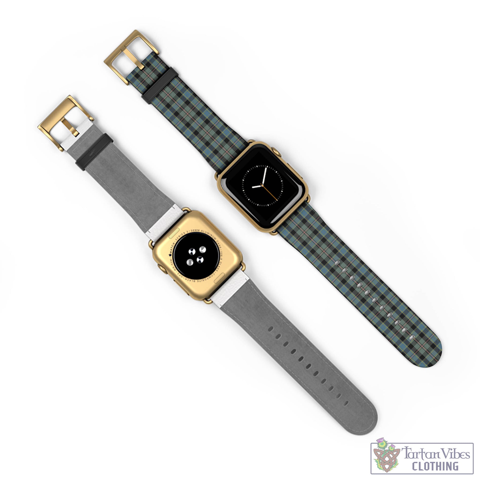 Tartan Vibes Clothing Ogilvie (Ogilvy) Hunting Tartan Watch Band