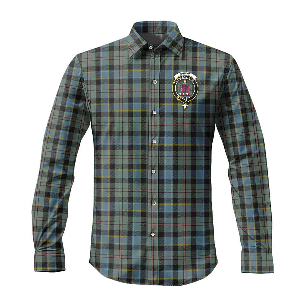 ogilvie-ogilvy-hunting-tartan-long-sleeve-button-up-shirt-with-family-crest