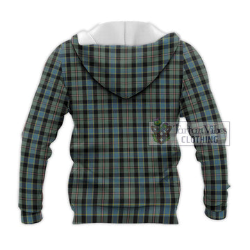 Ogilvie (Ogilvy) Hunting Tartan Knitted Hoodie with Family Crest DNA In Me Style