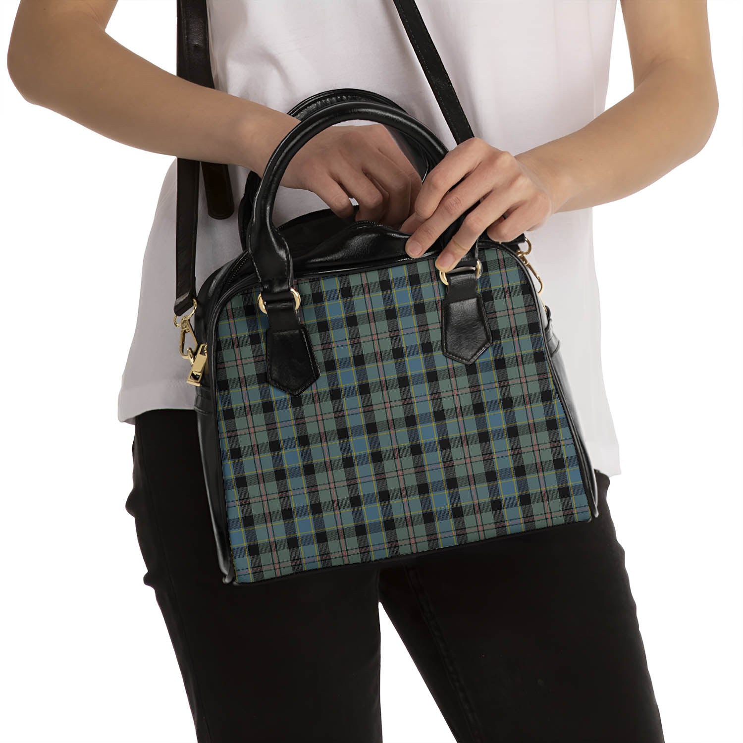 Ogilvie (Ogilvy) Hunting Tartan Shoulder Handbags - Tartanvibesclothing