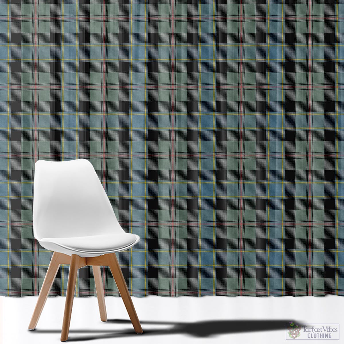 Ogilvie (Ogilvy) Hunting Tartan Window Curtain