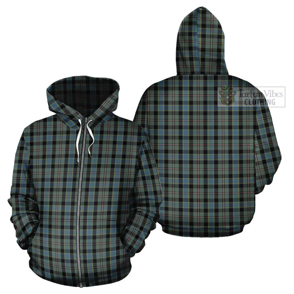 Ogilvie (Ogilvy) Hunting Tartan Cotton Hoodie Zip Hoodie - Tartan Vibes Clothing