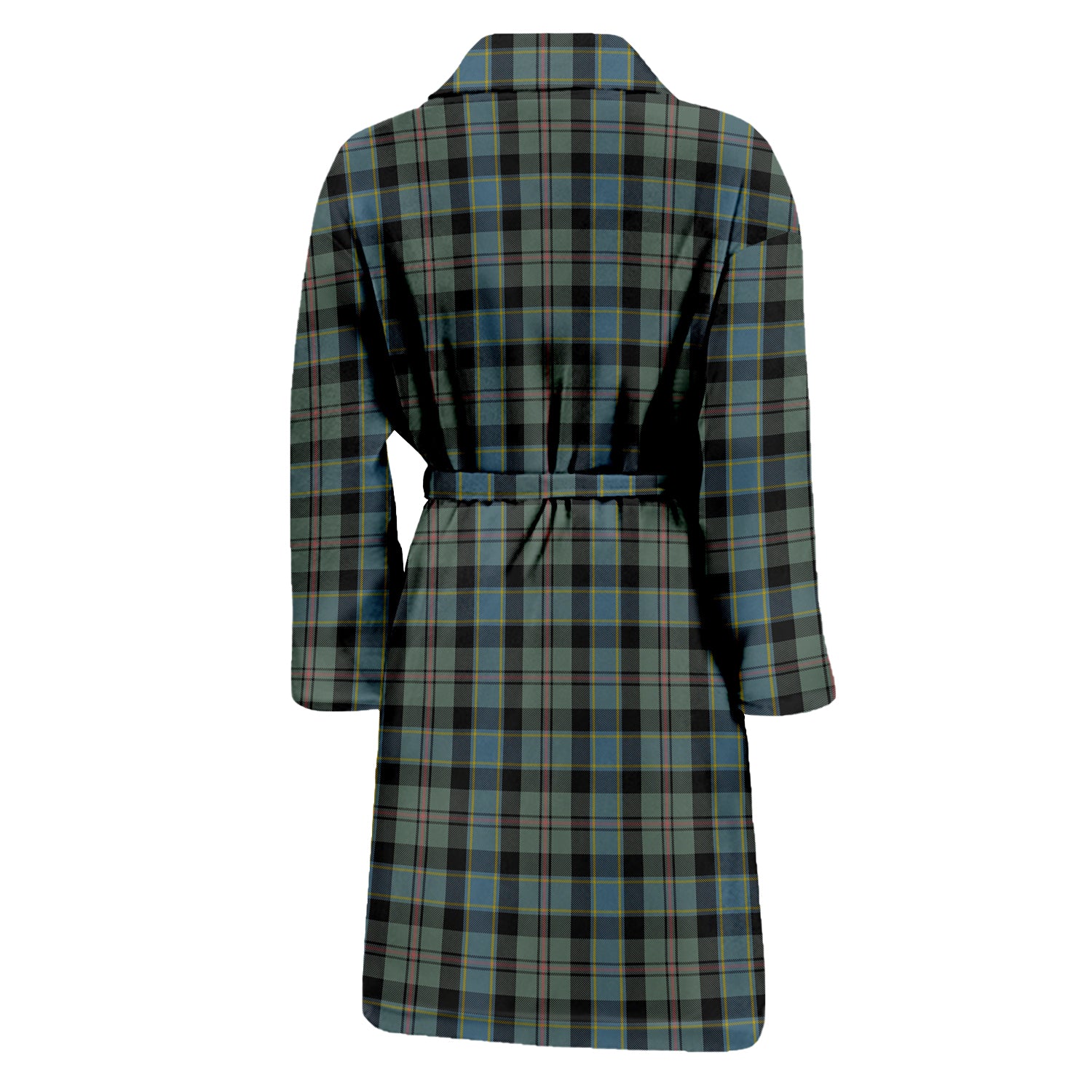 Ogilvie (Ogilvy) Hunting Tartan Bathrobe with Family Crest - Tartan Vibes Clothing