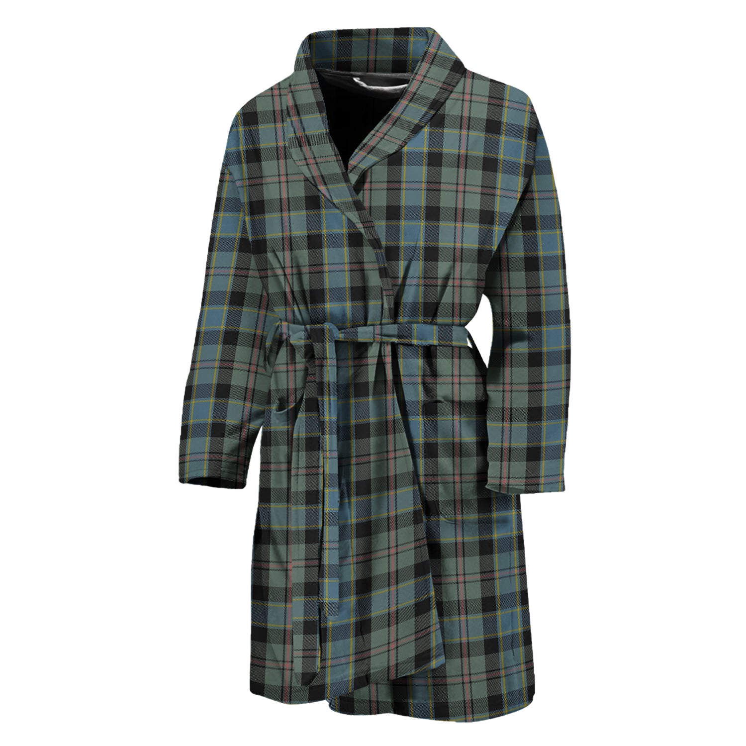 Ogilvie (Ogilvy) Hunting Tartan Bathrobe - Tartan Vibes Clothing