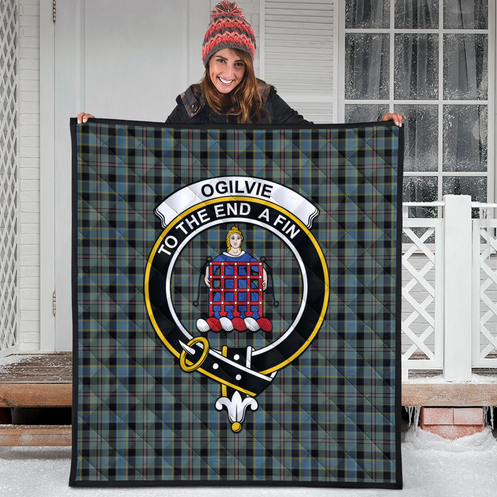 ogilvie-ogilvy-hunting-tartan-quilt-with-family-crest