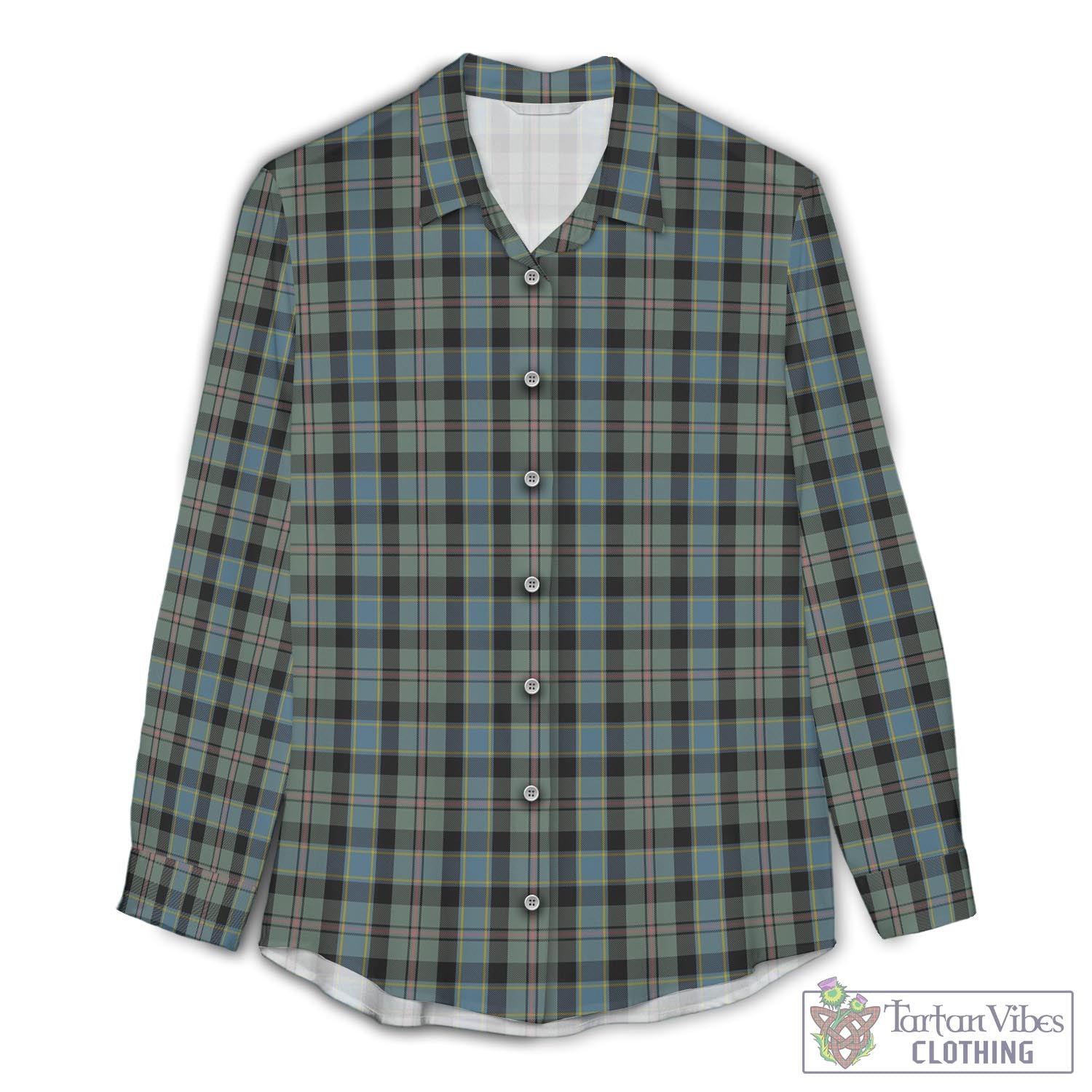 Ogilvie (Ogilvy) Hunting Tartan Womens Casual Shirt