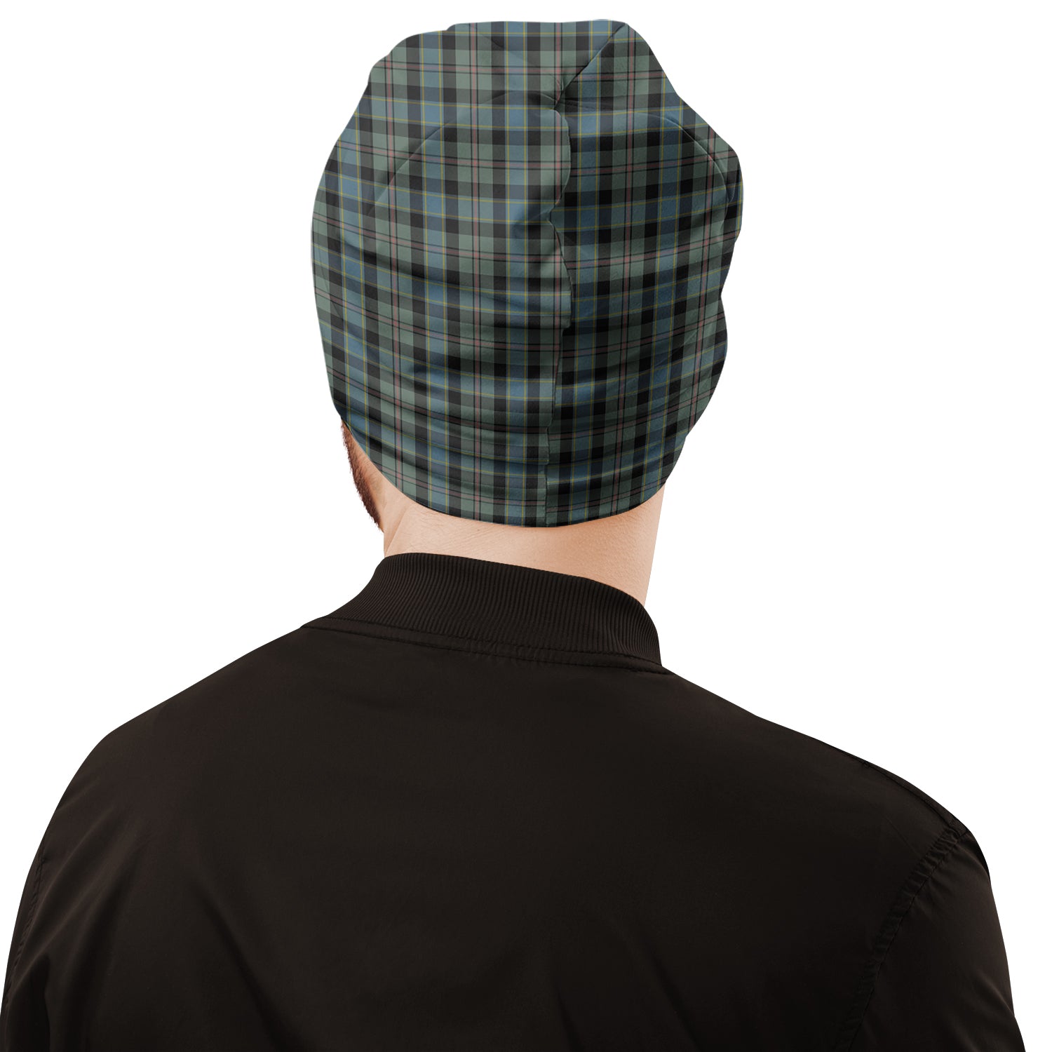 Ogilvie (Ogilvy) Hunting Tartan Beanies Hat with Family Crest - Tartan Vibes Clothing