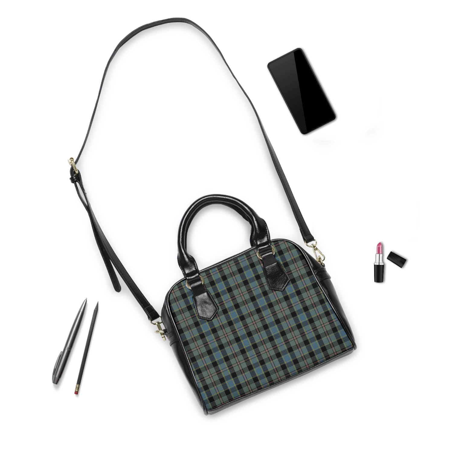 Ogilvie (Ogilvy) Hunting Tartan Shoulder Handbags - Tartanvibesclothing