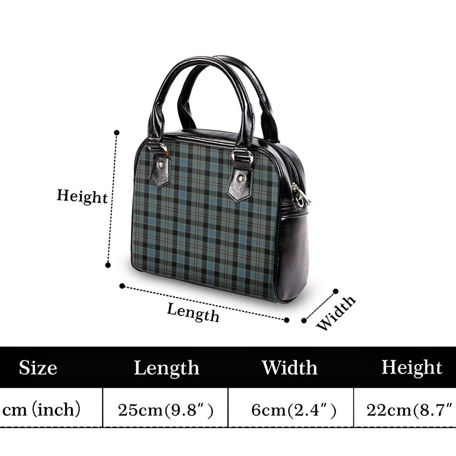 Ogilvie (Ogilvy) Hunting Tartan Shoulder Handbags - Tartanvibesclothing