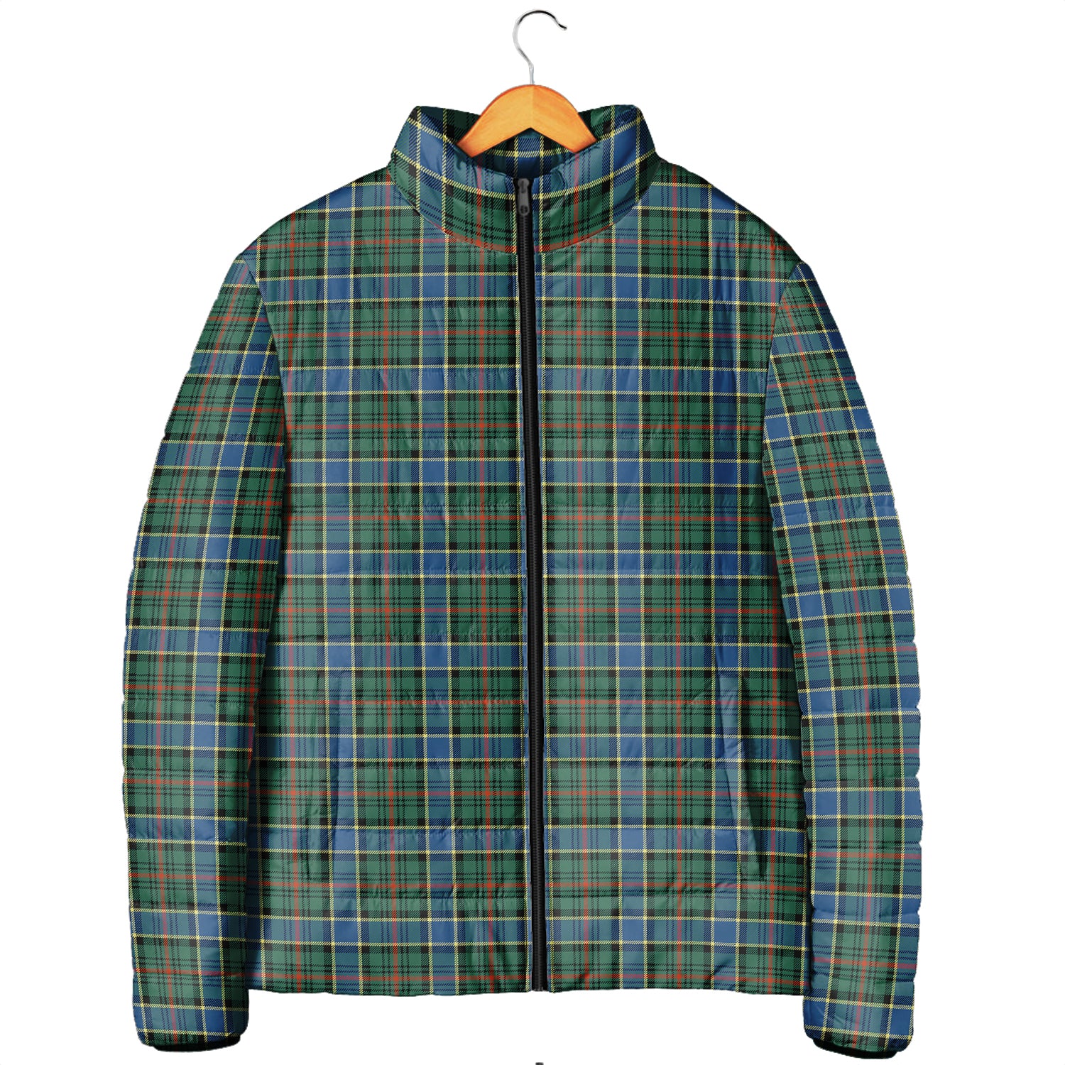 Ogilvie (Ogilvy) Hunting Ancient Tartan Padded Jacket Men's Padded Jacket - Tartan Vibes Clothing