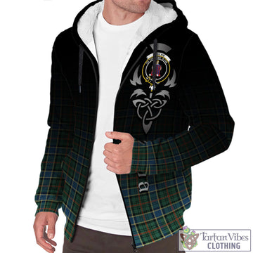 Ogilvie (Ogilvy) Hunting Ancient Tartan Sherpa Hoodie Featuring Alba Gu Brath Family Crest Celtic Inspired