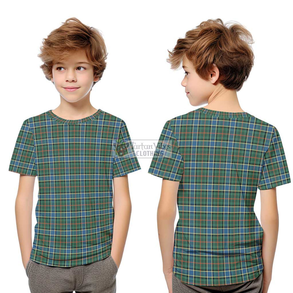 Ogilvie (Ogilvy) Hunting Ancient Tartan Kid T-Shirt Youth XL Size14 - Tartanvibesclothing Shop