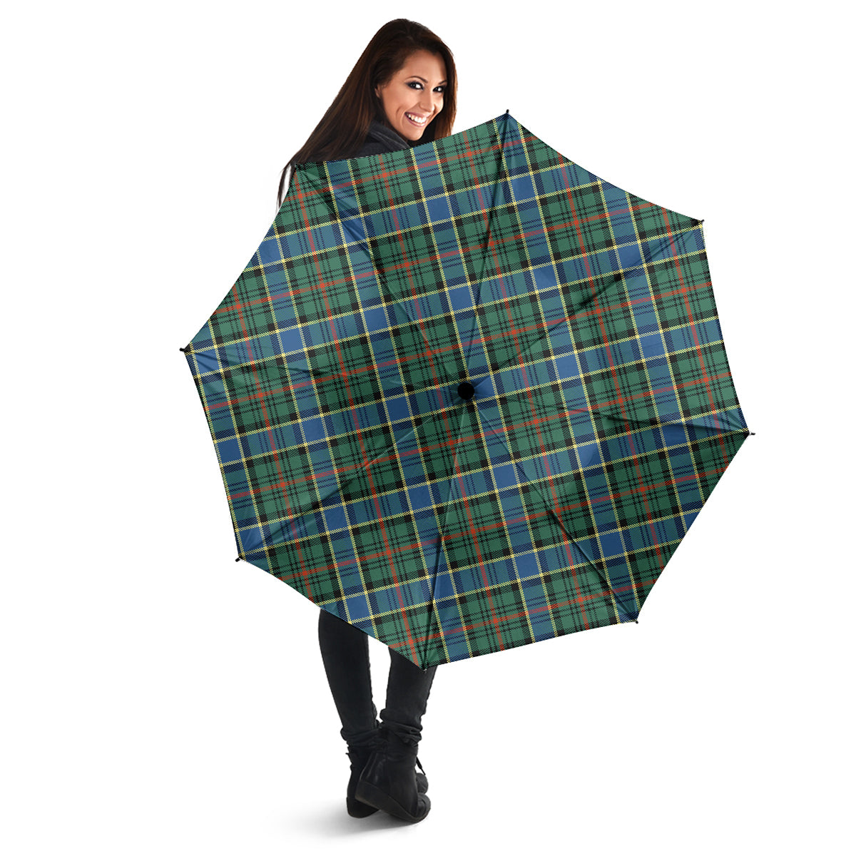 Ogilvie (Ogilvy) Hunting Ancient Tartan Umbrella - Tartanvibesclothing