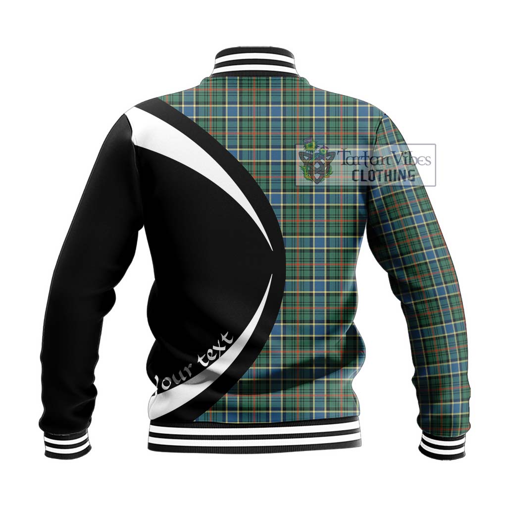 Ogilvie (Ogilvy) Hunting Ancient Tartan Baseball Jacket with Family Crest Circle Style - Tartan Vibes Clothing