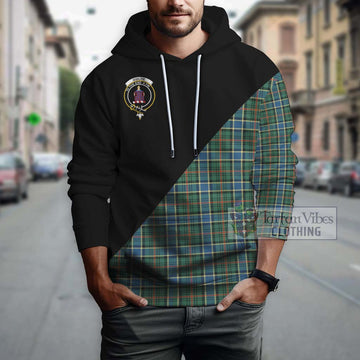 Ogilvie (Ogilvy) Hunting Ancient Tartan Hoodie with Family Crest and Military Logo Style