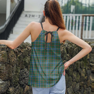 Ogilvie (Ogilvy) Hunting Ancient Tartan Loose Halter Neck Camisole