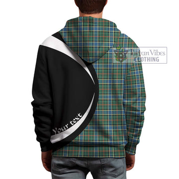 Ogilvie (Ogilvy) Hunting Ancient Tartan Hoodie with Family Crest Circle Style