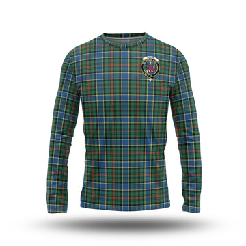 Ogilvie (Ogilvy) Hunting Ancient Tartan Long Sleeve T-Shirt with Family Crest