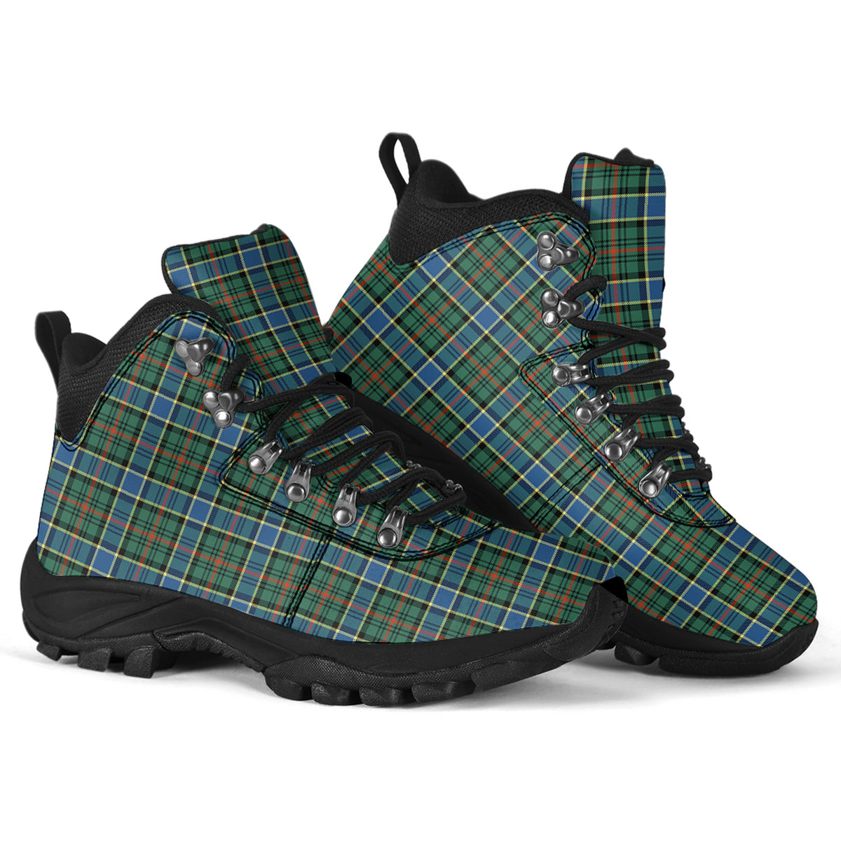 Ogilvie (Ogilvy) Hunting Ancient Tartan Alpine Boots - Tartanvibesclothing