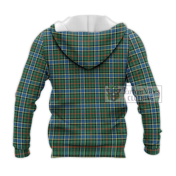 Ogilvie (Ogilvy) Hunting Ancient Tartan Knitted Hoodie with Family Crest DNA In Me Style