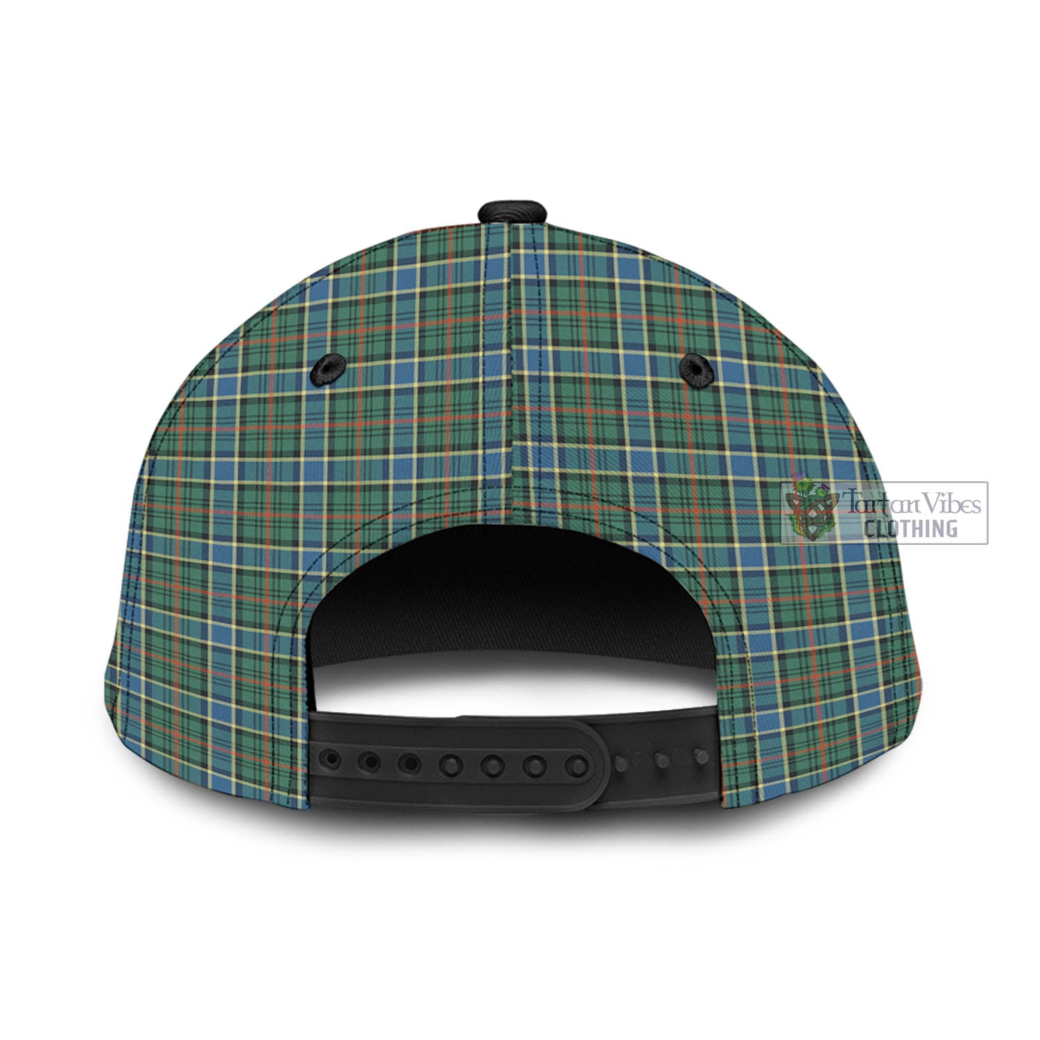 Tartan Vibes Clothing Ogilvie (Ogilvy) Hunting Ancient Tartan Classic Cap with Family Crest In Me Style