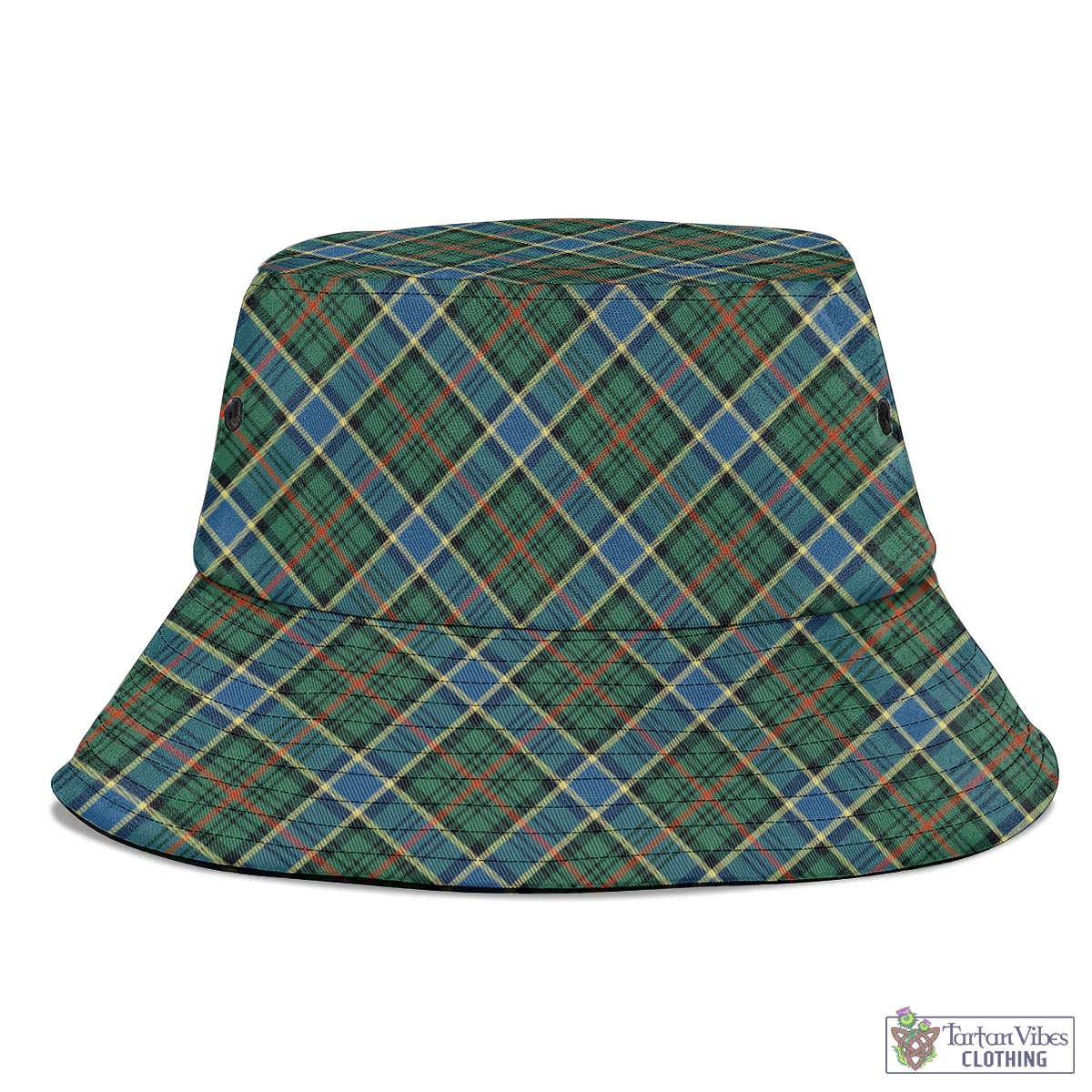 Tartan Vibes Clothing Ogilvie (Ogilvy) Hunting Ancient Tartan Bucket Hat