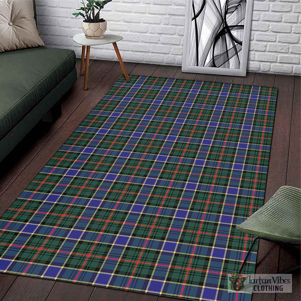 Tartan Vibes Clothing Ogilvie (Ogilvy) Hunting Modern Tartan Area Rug