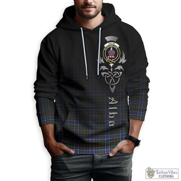 Ogilvie (Ogilvy) Hunting Modern Tartan Hoodie Featuring Alba Gu Brath Family Crest Celtic Inspired