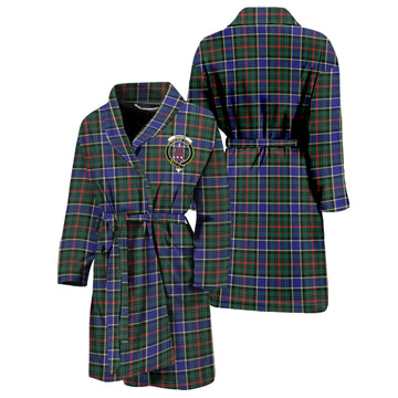 Ogilvie (Ogilvy) Hunting Modern Tartan Bathrobe with Family Crest