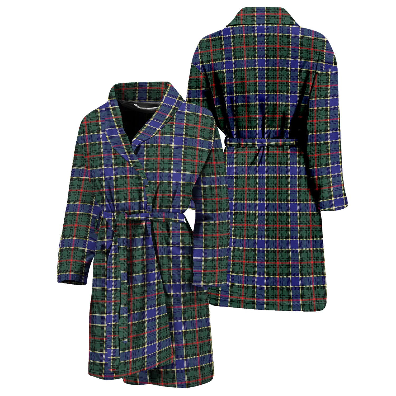 Ogilvie (Ogilvy) Hunting Modern Tartan Bathrobe Unisex M - Tartan Vibes Clothing