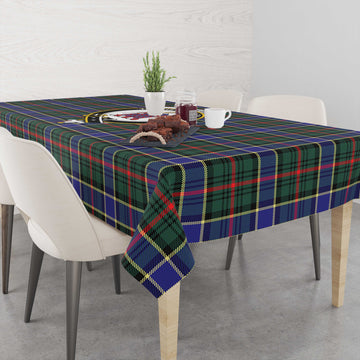 Ogilvie (Ogilvy) Hunting Modern Tartan Tablecloth with Family Crest