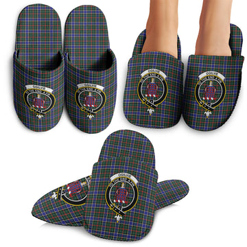 Ogilvie (Ogilvy) Hunting Modern Tartan Home Slippers with Family Crest