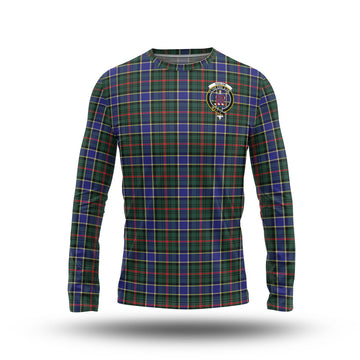 Ogilvie (Ogilvy) Hunting Modern Tartan Long Sleeve T-Shirt with Family Crest