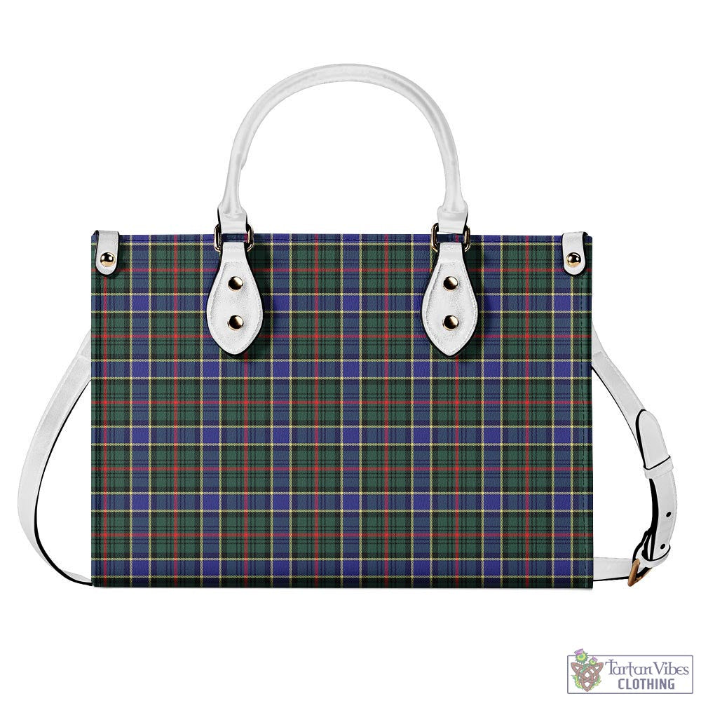 Tartan Vibes Clothing Ogilvie (Ogilvy) Hunting Modern Tartan Luxury Leather Handbags