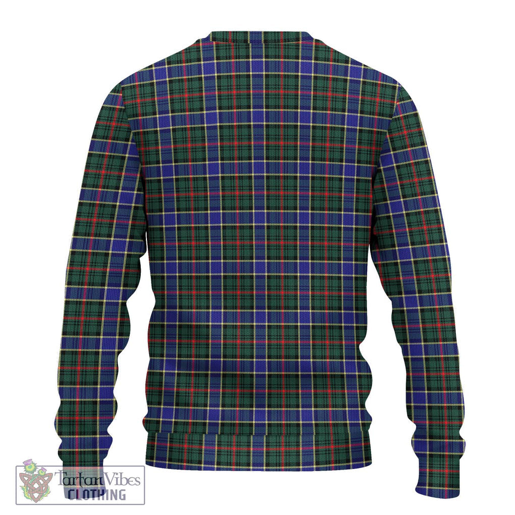 Ogilvie (Ogilvy) Hunting Modern Tartan Knitted Sweater with Family Crest DNA In Me Style - Tartanvibesclothing Shop