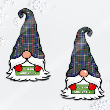 Ogilvie (Ogilvy) Hunting Modern Gnome Christmas Ornament with His Tartan Christmas Hat