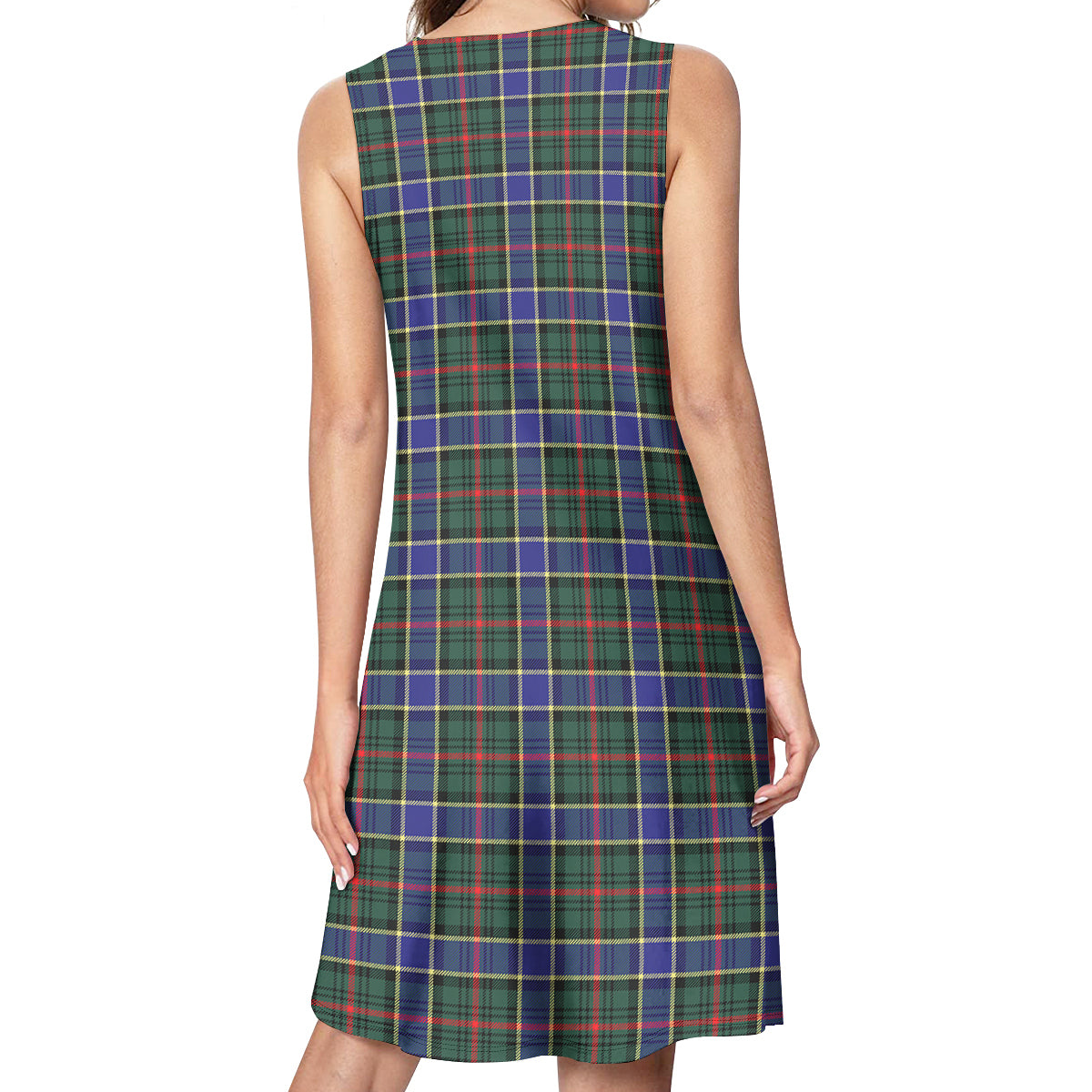 Ogilvie (Ogilvy) Hunting Modern Tartan Womens Casual Dresses - Tartanvibesclothing