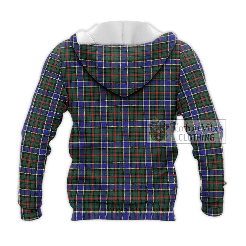 Ogilvie (Ogilvy) Hunting Modern Tartan Knitted Hoodie with Family Crest DNA In Me Style - Tartanvibesclothing Shop