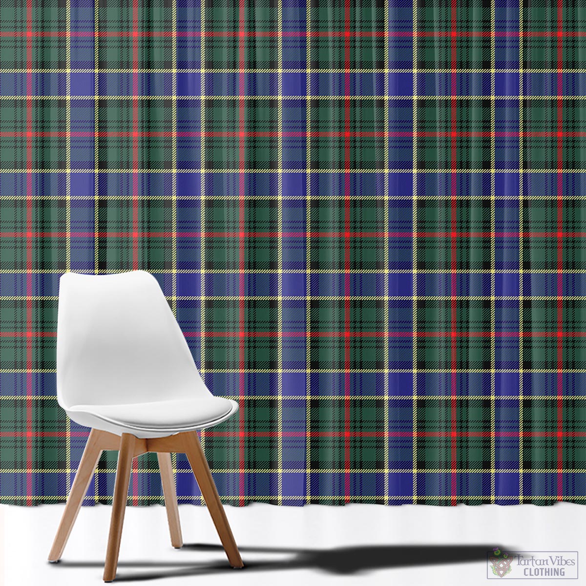 Ogilvie (Ogilvy) Hunting Modern Tartan Window Curtain