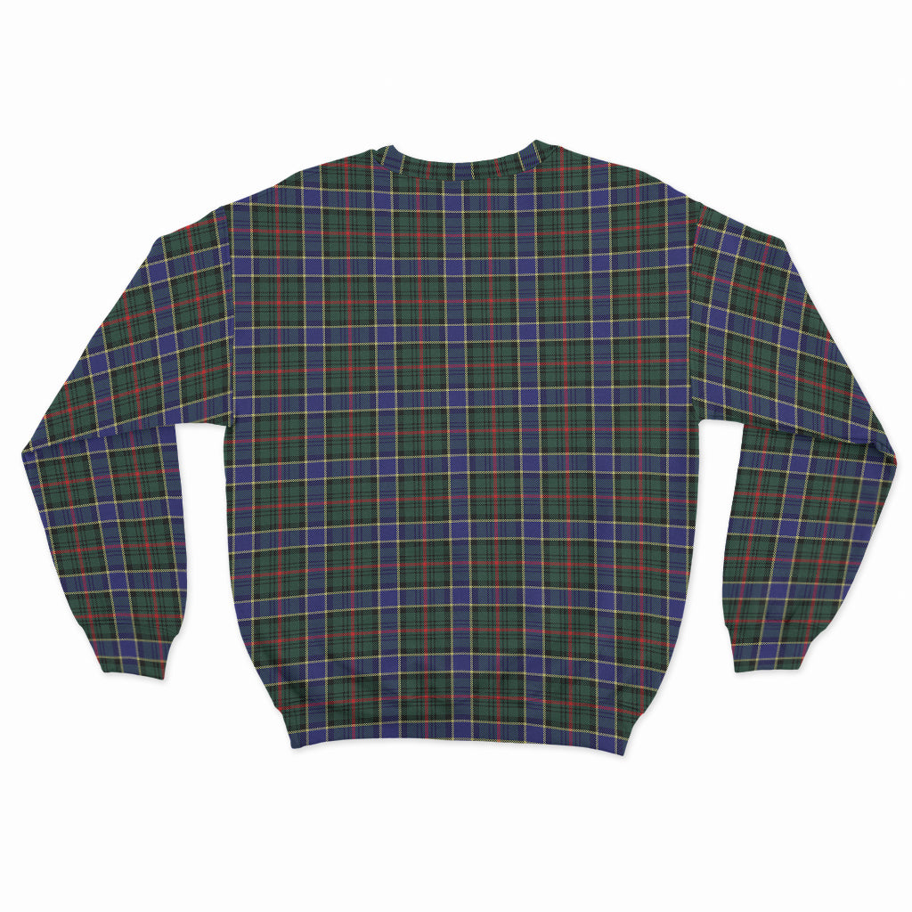 Ogilvie (Ogilvy) Hunting Modern Tartan Sweatshirt with Family Crest - Tartan Vibes Clothing