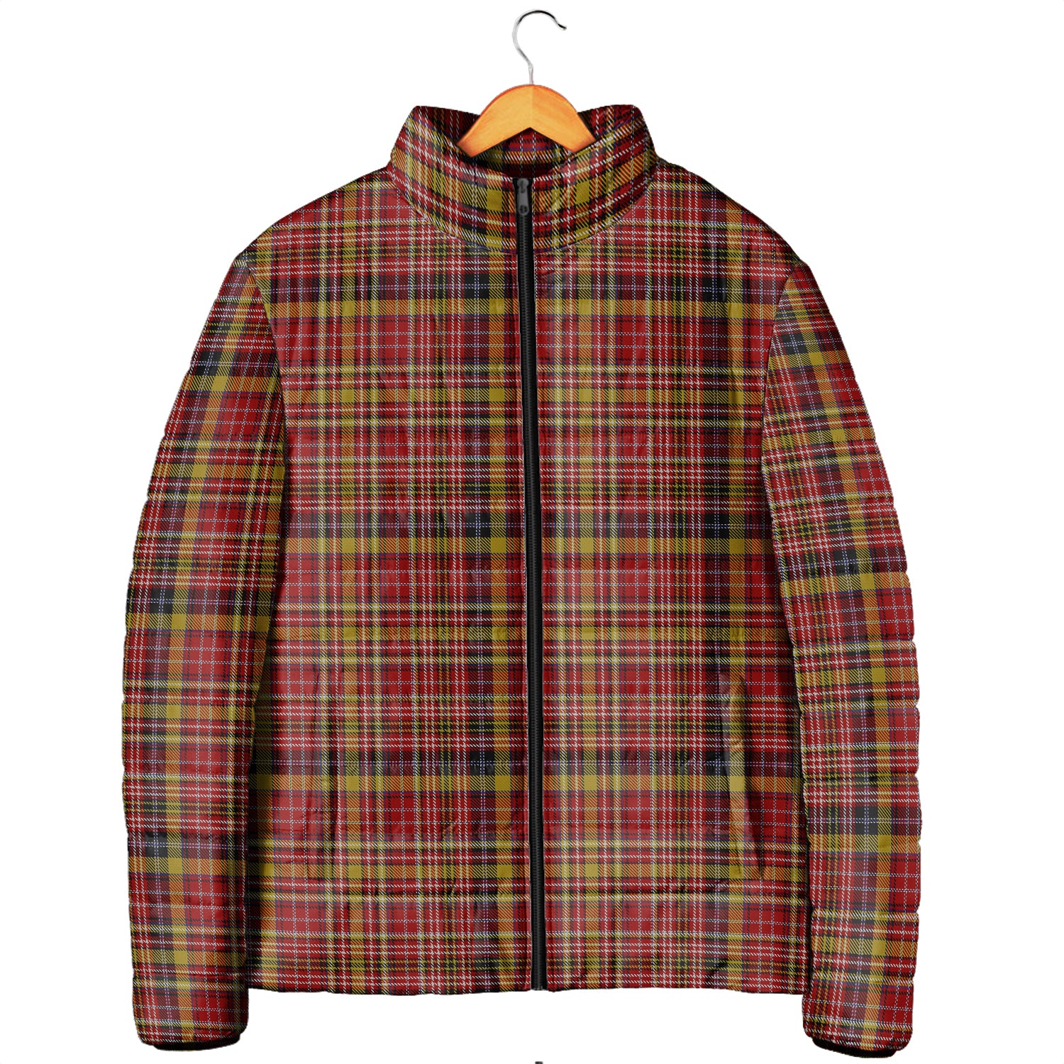 Ogilvie (Ogilvy) of Strathallan Tartan Padded Jacket Men's Padded Jacket - Tartan Vibes Clothing